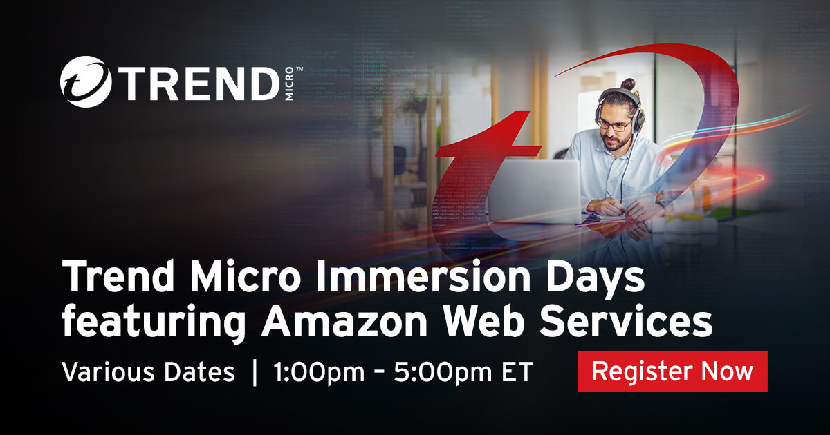 Trend Micro Immersion Days featuring Amazon Web Services